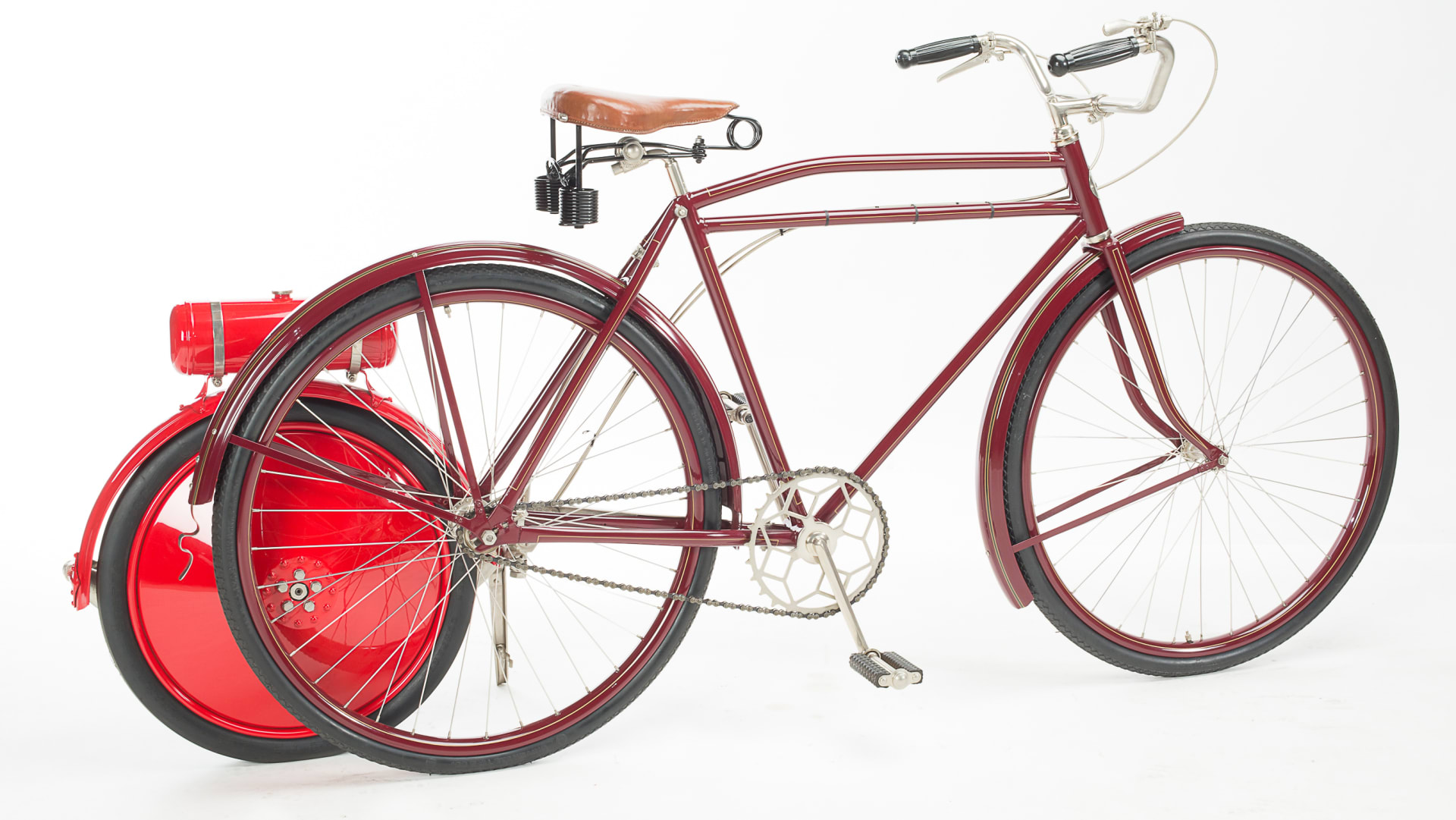 The 1915 Indian Bicycle with A.O. Smith Motor Wheel