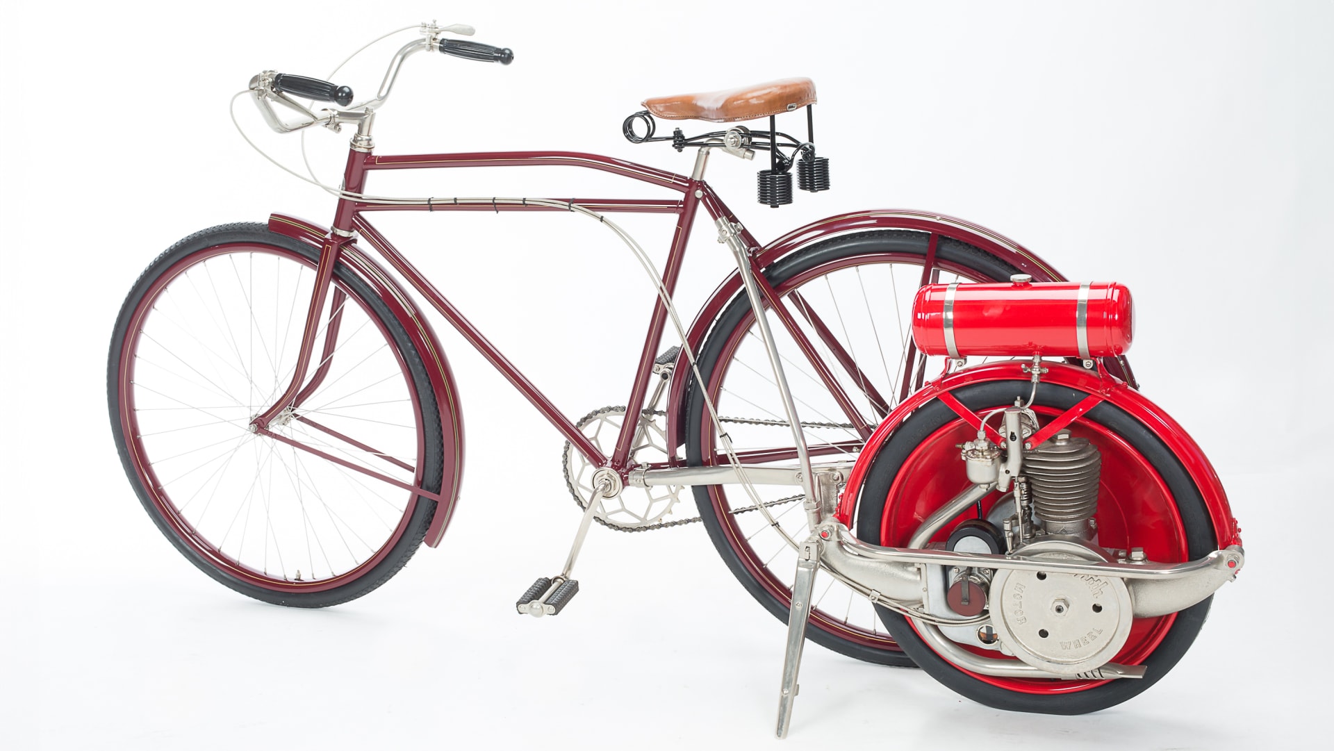 The 1915 Indian Bicycle with A.O. Smith Motor Wheel