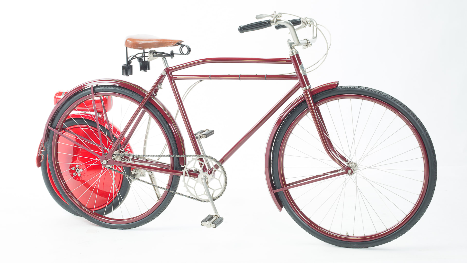 The 1915 Indian Bicycle with A.O. Smith Motor Wheel