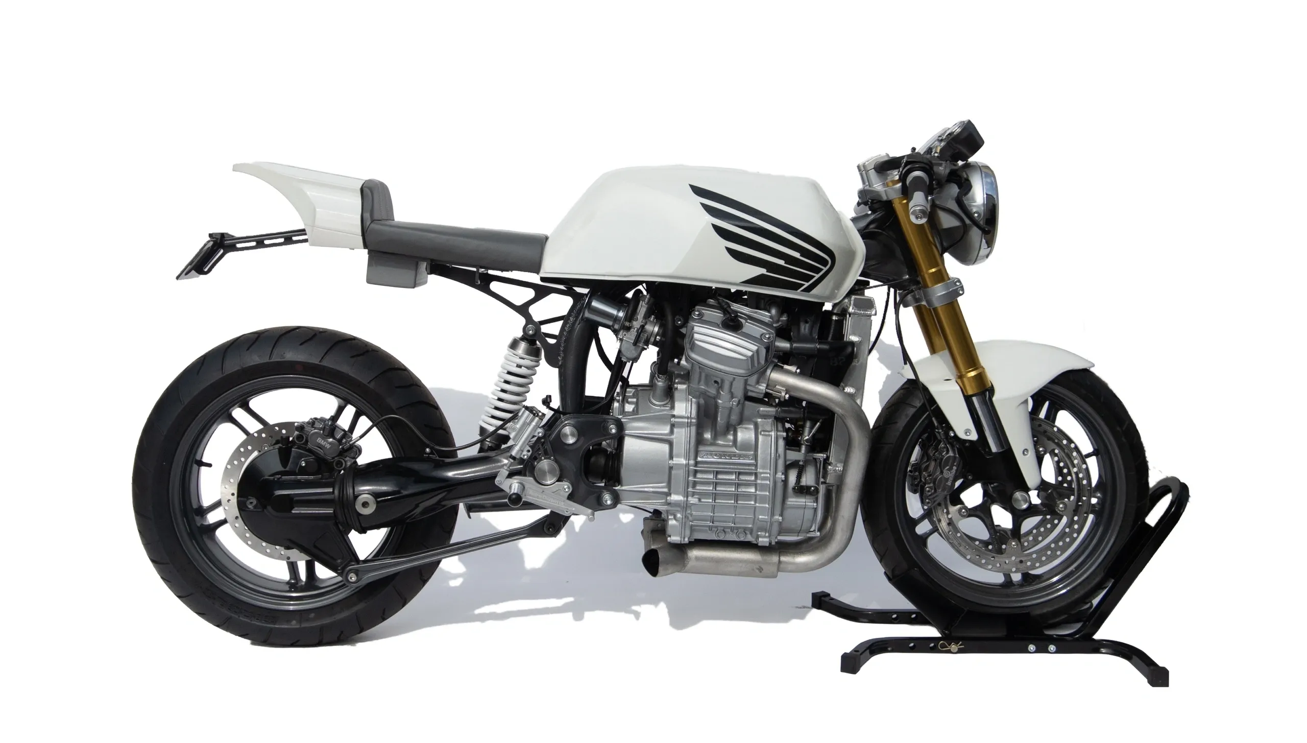 Kustom Choppers’ White 1982 Honda CX500 Cafe Racer